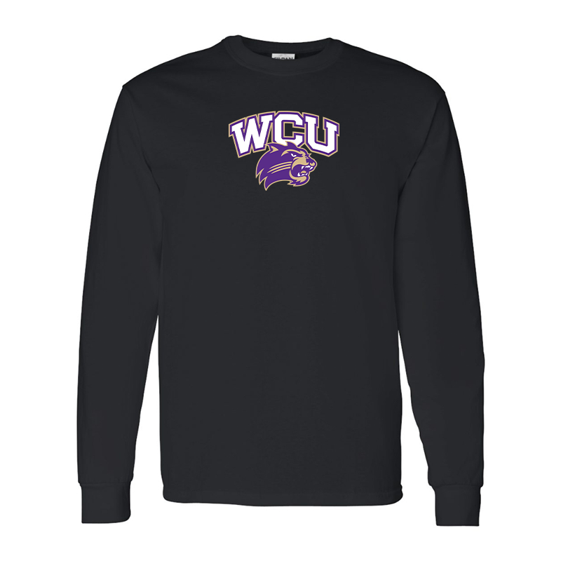 Men's Western Carolina Catamounts Gildan Heavy Cotton Long Sleeve T-Shirt